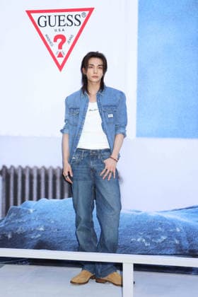Photocall with Hyunjin of Stray Kids at Guess Jeans Hyunjin, Stray Kids 06 04 2026 Photocall with Hyunjin of Stray Kids at Guess Jeans held at the Guess Jeans in West Hollywood, CA Photo by Izumi Hasegawa Hollywood News Wire Inc. West Hollywood CA USA EDITORIAL USE ONLY Copyright: xx IzumixHasegawax xHollywoodxNewsxWirexInc.x hnphotos096953