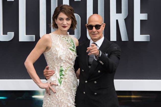 Disclosure Day UK Premiere in London LONDON, UNITED KINGDOM - JUNE 04: Felicity Blunt and Stanley Tucci attend the UK premiere of Disclosure Day at Cineworld Leicester Square in London, United Kingdom on June 04, 2026. Wiktor Szymanowicz Anadolu London United Kingdom. Editorial use only. Please get in touch for any other usage.  Copyright: x2026xAnadoluxWiktorxSzymanowiczx