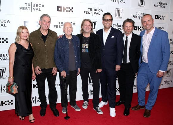 Tribeca Film Festival Frampton World Premiere Corey Russell, Ken Levitan, Peter Frampton, Rob Arthur, Daniel E. Catullo III, Andrew Ward attending the Tribeca Film Festival Frampton World Premiere held at OKX Theater at BMCC TPAC on June 4, 2026 in New York City, NY New York City OKX Theater at BMCC TPAC NY USA Copyright: xStevenxBergman AFF-USA.COMx