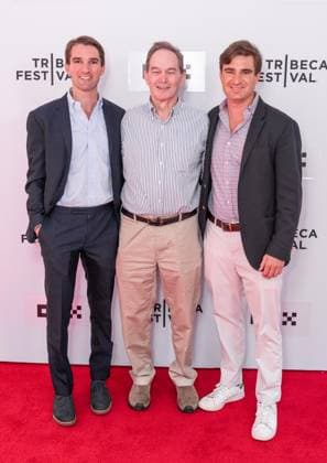 June 4, 2026, New York, New York, USA: George Kunhardt, Peter Kunhardt and Teddy Kunhardt attend premiere of political documentary Mario at 25th annual Tribeca Film Festival at SVA Theatre in New York, NY on June 4, 2026. New York USA - ZUMAr339 20260604_znp_r339_047 Copyright: xLevxRadinx