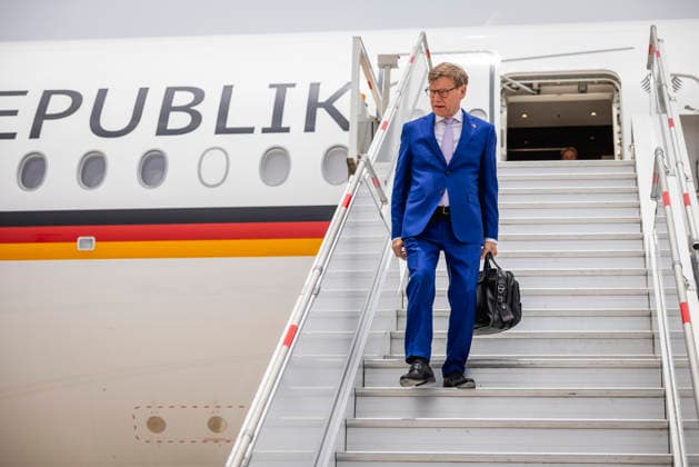 Johann Wadephul (CDU), Bundesaussenminister, aufgenommen im Rahmen seiner Ankunft in Mexiko Stadt, 04.06.2026. Fotografiert im Auftrag des Auswaertigen Amtes Mexiko Stadt Mexiko *** Johann Wadephul CDU , Federal Foreign Minister, photographed during his arrival in Mexico City, 04 06 2026 Photographed on behalf of the Federal Foreign Office Mexico City Mexico Copyright: xJulianexSonntag AAx