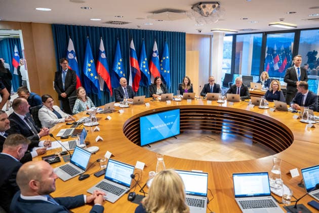 National Assembly of Slovenia in Ljubljana - 04 Jun 2026 First meeting of 16th Government of Slovenia with Janez Janöa as Prime Minister. Ljubljana Slovenia Copyright: xAndrejxTarfilax xSOPAxImagesx DSC_9876