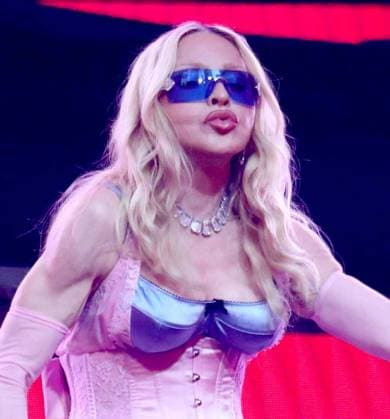 June 4, 2026, New York, New York, USA: Singer icon MADONNA performs a surprise pop up concert partnered with the app Grindr in Time Square to promote her new album Confessions ll also called Confessions on the Dance Floor - Part ll. New York USA - ZUMAk03_ 20260604_zaf_k03_097 Copyright: xNancyxKaszermanx