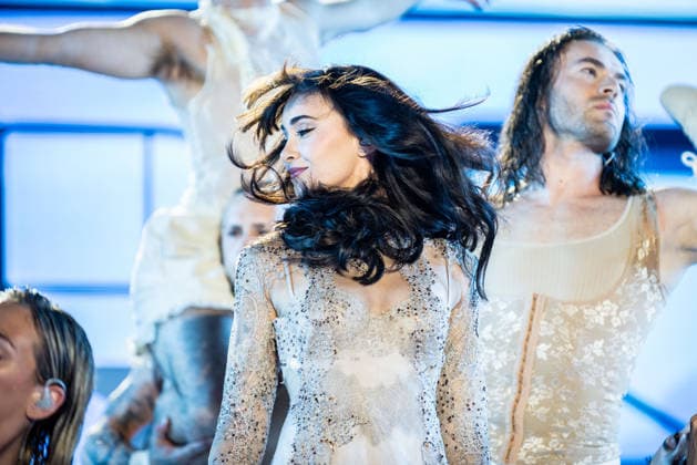Music Concert - Aitana - Cuarto Azul World Tour Aitana Ocana Sevilla Plaza de Espana Spain Copyright: xMirkoxFava TSCKx xLiveMediax LPM_2492044