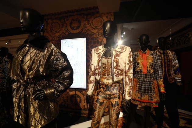Gianni Versace Retrospective exhibition at the Musee Maillol in Paris PARIS, FRANCE - JUNE 4: Gianni Versace Retrospective exhibition at the Musee Maillol in Paris, France on June 4, 2026. The exhibition, running from June 5 to September 6, 2026, features more than 400 original designs and iconic objects linked to fashion designer Gianni Versace. Mohamad Salaheldin Abdelghani Alsayed Anadolu Paris France. Editorial use only. Please get in touch for any other usage.  Copyright: x2026xAnadoluxMohamadxSalaheldinxAbdelghanixAlsayedx