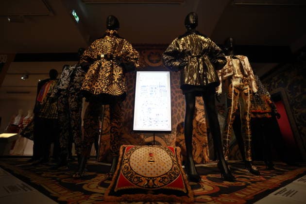 Gianni Versace Retrospective exhibition at the Musee Maillol in Paris PARIS, FRANCE - JUNE 4: Gianni Versace Retrospective exhibition at the Musee Maillol in Paris, France on June 4, 2026. The exhibition, running from June 5 to September 6, 2026, features more than 400 original designs and iconic objects linked to fashion designer Gianni Versace. Mohamad Salaheldin Abdelghani Alsayed Anadolu Paris France. Editorial use only. Please get in touch for any other usage.  Copyright: x2026xAnadoluxMohamadxSalaheldinxAbdelghanixAlsayedx