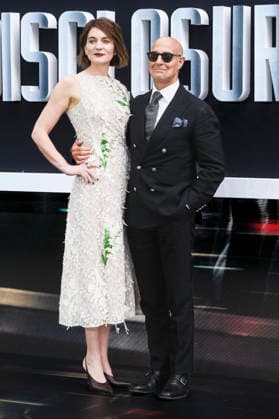 Felicity Blunt mit Ehemann Stanley Tucci bei der Premiere des Kinofilms Disclosure Day im Cineworld Leicester Square. London, 04.06.2026 *** Felicity Blunt with husband Stanley Tucci at the premiere of the movie Disclosure Day at Cineworld Leicester Square London, 04 06 2026 Foto:xJ.xEdwardsx xFuturexImagex disclosure_london_6626