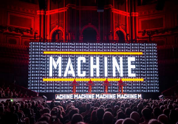 Kraftwerk at Royal Albert Hall 04_June_2026 Kraftwerk perform at Royal Albert Hall in London on 4th June 2026., Credit:Zoran Veselinovic Avalon UK, London, Royal Albert Hall  Copyright: xZoranxVeselinovicx xAvalonx 1107840793