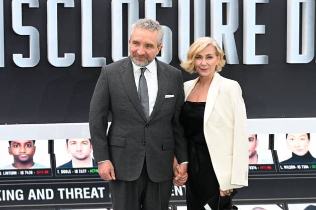 Disclosure Day UK Premiere LONDON, ENGLAND - JUNE 04: Eddie Marsan and Janine Schneider-Marsan attending Disclosure Day UK Premiere, Cineworld, Leicester Square on June 04, 2026 in London, England. CAP MAR MAR Great Britain Copyright: xMartinxHarris CapitalxPicturesx