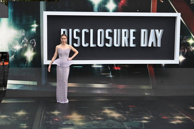 Disclosure Day UK Premiere LONDON, ENGLAND - JUNE 04: Emily Blunt attending Disclosure Day UK Premiere, Cineworld, Leicester Square on June 04, 2026 in London, England. CAP MAR MAR Great Britain Copyright: xMartinxHarris CapitalxPicturesx