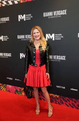 Caroline Von Krockow Personalities at the first major French retrospective devoted to Gianni Versace at the Musée Maillol in Paris on June 4, 2026 Gianni Versace Retrospective brings together nearly 450 exceptional pieces original creations and silhouettes, accessories, sketches, decorative objects, photographs, In a resolutely pop scenography designed by Nathalie Crinière, the exhibition retraces an entire career dedicated to creation, and reveals the multiple inspirations that shaped Versaces universe  Copyright: xAnne-SophiexGuebeyx xBestimagexAnne-SophiexGuebeyx xBestimagex