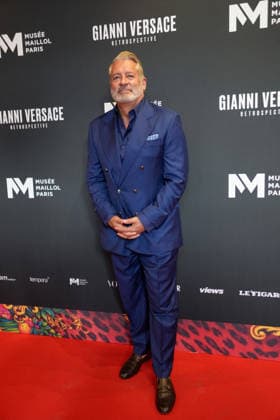Ramin Arani Personalities at the first major French retrospective devoted to Gianni Versace at the Musée Maillol in Paris on June 4, 2026 Gianni Versace Retrospective brings together nearly 450 exceptional pieces - original creations and silhouettes, accessories, sketches, decorative objects, photographs, In a resolutely pop scenography designed by Nathalie Crinière, the exhibition retraces an entire career dedicated to creation, and reveals the multiple inspirations that shaped Versaces universe  Copyright: xAnne-SophiexGuebeyx xBestimagexAnne-SophiexGuebeyx xBestimagex