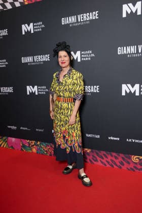 Marylin Fitoussi Personalities at the first major French retrospective devoted to Gianni Versace at the Musée Maillol in Paris on June 4, 2026 Gianni Versace Retrospective brings together nearly 450 exceptional pieces original creations and silhouettes, accessories, sketches, decorative objects, photographs, In a resolutely pop scenography designed by Nathalie Crinière, the exhibition retraces an entire career dedicated to creation, and reveals the multiple inspirations that shaped Versaces universe  Copyright: xAnne-SophiexGuebeyx xBestimagexAnne-SophiexGuebeyx xBestimagex