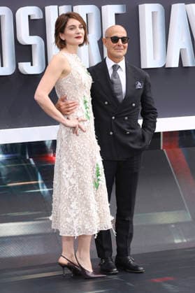 Felicity Blunt mit Ehemann Stanley Tucci bei der Premiere des Kinofilms Disclosure Day im Cineworld Leicester Square. London, 04.06.2026 *** Felicity Blunt with husband Stanley Tucci at the premiere of the movie Disclosure Day at Cineworld Leicester Square London, 04 06 2026 Foto:xD.xJonesx xFuturexImagex disclosure_london_6709