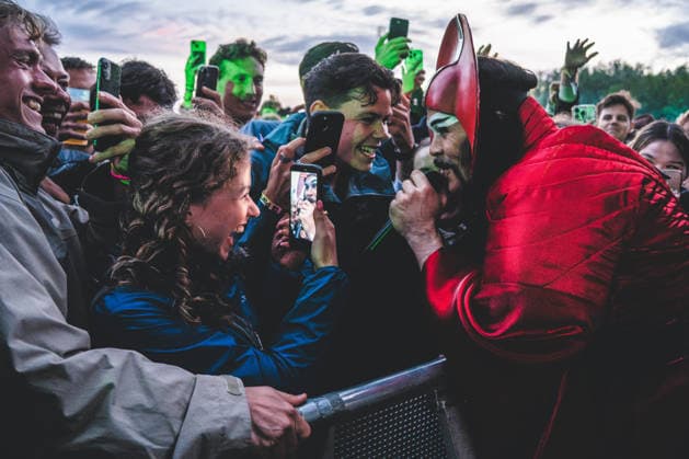 Empire of the live at Northside 2026 Aarhus, Denmark. 04th, June 2026. The Australian electronic music duo Empire of the Sun performs a live concert during the Danish music festival Northside 2026 in Aarhus. Here singer Luke Steele is seen among the festival goers. Denmark, Aarhus  Copyright: xGonzalesxPhoto RolfxMeldgaardx