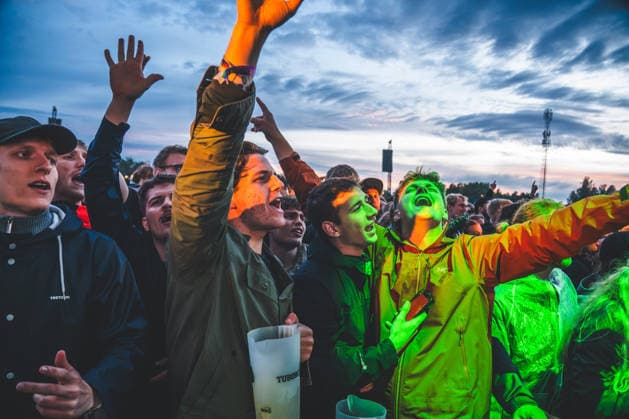 Empire of the live at Northside 2026 Aarhus, Denmark. 04th, June 2026. Concert goers seen at a live concert with the Australian electronic music duo Empire of the Sun during the Danish music festival Northside 2026 in Aarhus. Denmark, Aarhus  Copyright: xGonzalesxPhoto RolfxMeldgaardx