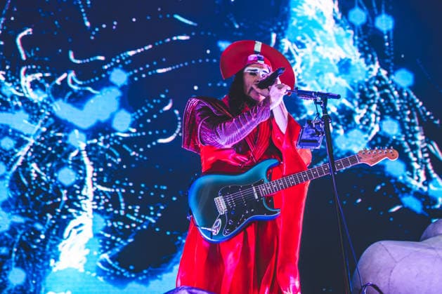 Empire of the live at Northside 2026 Aarhus, Denmark. 04th, June 2026. The Australian electronic music duo Empire of the Sun performs a live concert during the Danish music festival Northside 2026 in Aarhus. Here singer and musician Luke Steele is seen live on stage. Denmark, Aarhus  Copyright: xGonzalesxPhoto RolfxMeldgaardx