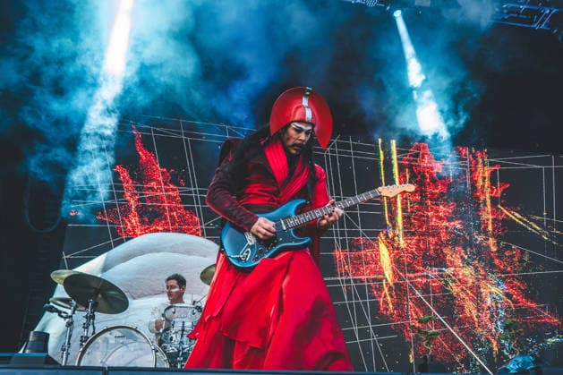 Empire of the live at Northside 2026 Aarhus, Denmark. 04th, June 2026. The Australian electronic music duo Empire of the Sun performs a live concert during the Danish music festival Northside 2026 in Aarhus. Here singer and musician Luke Steele is seen live on stage. Denmark, Aarhus  Copyright: xGonzalesxPhoto RolfxMeldgaardx