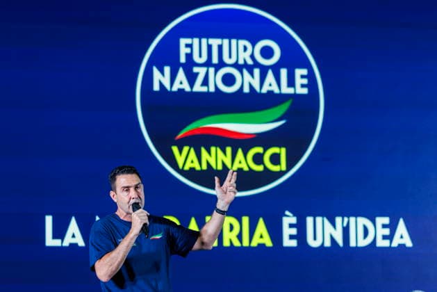 June 4, 2026, Roma, Italia, Italia: Roberto Vannacci, president of Futuro Nazionale, participates in My Homeland is an Idea, an event organized by the party, Rome, June 4, 2026. *** Local Caption *** Evento organizzato Futuro Nazionale, La mia Patria eÃ¢â‚¬â ¢ unÃ¢â‚¬â ¢idea il Presidente di Futuro Nazionale Roberto Vannacci Roma, 04 06 2026 Roma Italia  - ZUMAa289 20260604_zia_a289_139 Copyright: xFrancescoxFotiax xAgfx