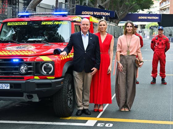 IPA85345731 - Monte Carlo, Louis Vuitton Monaco Grand Prix 2026 - Prince Albert of Monaco and Princess Charlene in the paddock  Copyright: xManuelexMangiarottix xManuelexMangiarottix 85345731