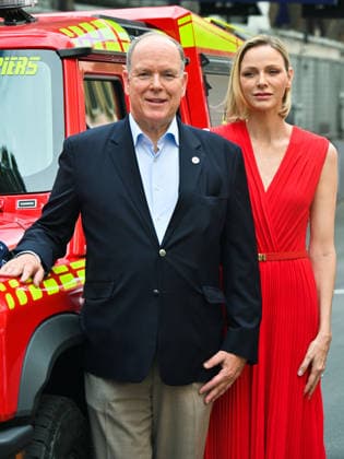 IPA85345746 - Monte Carlo, Louis Vuitton Monaco Grand Prix 2026 - Prince Albert of Monaco and Princess Charlene in the paddock  Copyright: xManuelexMangiarottix xManuelexMangiarottix 85345746