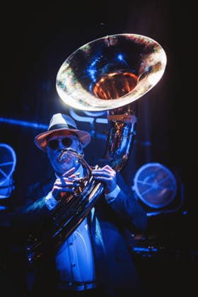 Fat Freddy™s Drop live in Copenhagen, Denmark Copenhagen, Denmark. 04th, June 2026. The New Zealand band Fat Freddy™s Drop performs a live concert at Poolen in Copenhagen. Here musician Joe Lindsay is seen live on stage. Denmark, Copenhagen  Copyright: xGonzalesxPhoto ChristianxHjorthx