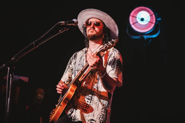 Fat Freddy™s Drop live in Copenhagen, Denmark Copenhagen, Denmark. 04th, June 2026. The New Zealand band Fat Freddy™s Drop performs a live concert at Poolen in Copenhagen. Here guitarist Conway Jeune is seen live on stage. Denmark, Copenhagen  Copyright: xGonzalesxPhoto ChristianxHjorthx