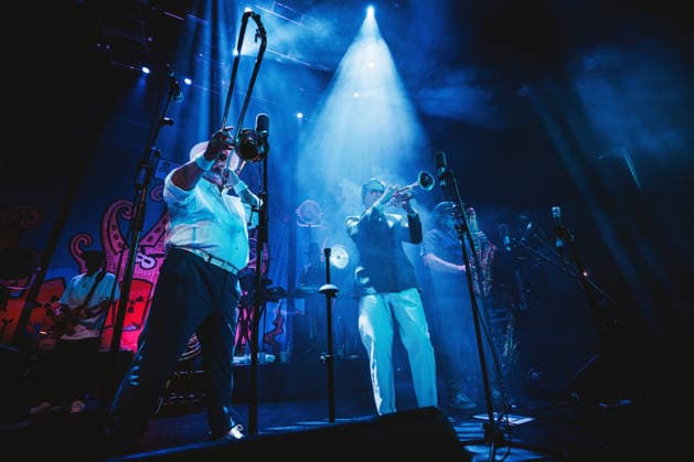 Fat Freddy™s Drop live in Copenhagen, Denmark Copenhagen, Denmark. 04th, June 2026. The New Zealand band Fat Freddy™s Drop performs a live concert at Poolen in Copenhagen. Here musician Joe Lindsay, Toby Laing and Scott Towers are seen live on stage. Denmark, Copenhagen  Copyright: xGonzalesxPhoto ChristianxHjorthx