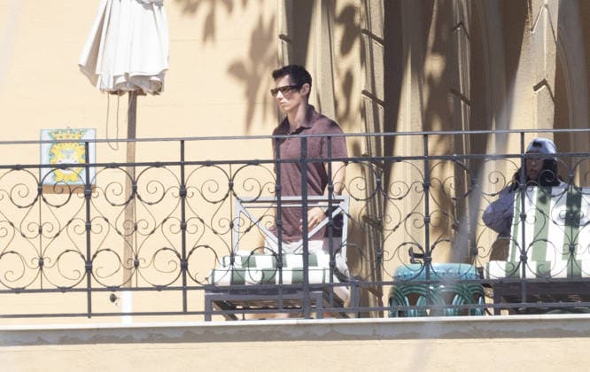 Dua Lipa and Callum Turner wedding 04 06 2026 Palermo Italy. Newlyweds Dua Lipa and Callum Turner pictured at their luxury hotel.  Copyright: xAndrewxStyczynskix NINTCHDBPICT001085937041