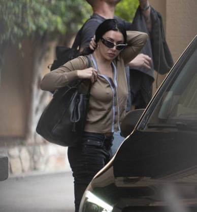 Dua Lipa and Callum Turner wedding 04 06 2026 Charli XCX with George Daniel at Villa Igiea Hotel ...Dua Lipa and Callum Turner at the Villa Igiea Hotel before wedding weekend gets underway  Copyright: xAndrewxStyczynskix NINTCHDBPICT001085998299