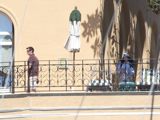 Dua Lipa and Callum Turner wedding 04 06 2026 Palermo Italy. Newlyweds Dua Lipa and Callum Turner pictured at their luxury hotel.  Copyright: xAndrewxStyczynskix NINTCHDBPICT001085937327