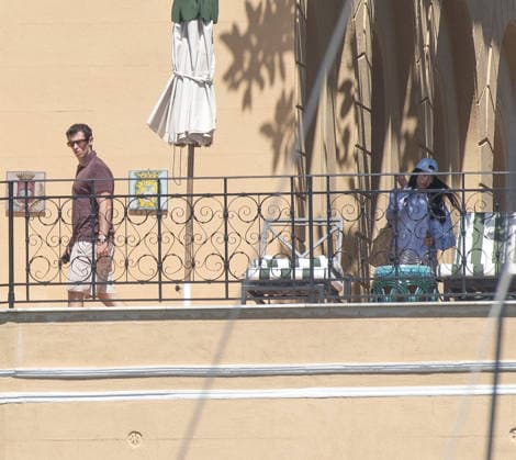 Dua Lipa and Callum Turner wedding 04 06 2026 Palermo Italy. Newlyweds Dua Lipa and Callum Turner pictured at their luxury hotel.  Copyright: xAndrewxStyczynskix NINTCHDBPICT001085937334