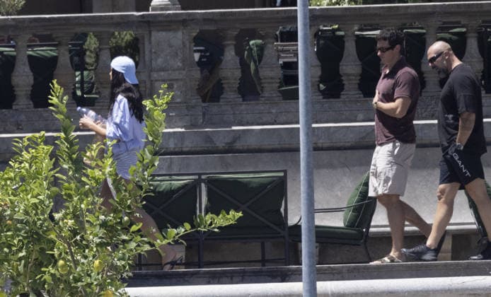 Dua Lipa and Callum Turner wedding 04 06 2026 Newlyweds Dua Lipa and Callum Turner pictured at their luxury hotel.  Copyright: xAndrewxStyczynskix NINTCHDBPICT001085953993