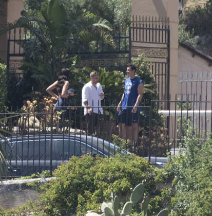 Dua Lipa and Callum Turner wedding 04 06 2026 Newlyweds Dua Lipa and Callum Turner pictured at their luxury hotel.  Copyright: xAndrewxStyczynskix NINTCHDBPICT001085962461