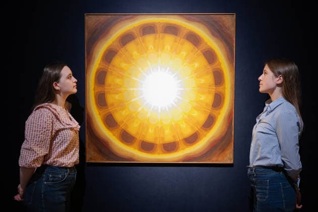 June 5, 2026, London, England, United Kingdom: Biren De Ã¢â‚¬oeDecember Ã¢â‚¬â ¢72 (6)Ã¢â‚¬Â (estimate GBP 20,000-30,000) is shown during a preview for Ã¢â‚¬oeSublime Shadows: South Asian Art from a Distinguished CollectionÃ¢â‚¬Â at ChristieÃ¢â‚¬â ¢s in London, UK. The live auction, the first dedicated South Asian Modern and Contemporary sale at ChristieÃ¢â‚¬â ¢s King Street since 2019, will be held on 11 June 2026. London United Kingdom - ZUMAk172 20260605_zip_k172_008 Copyright: xThomasxKrychx