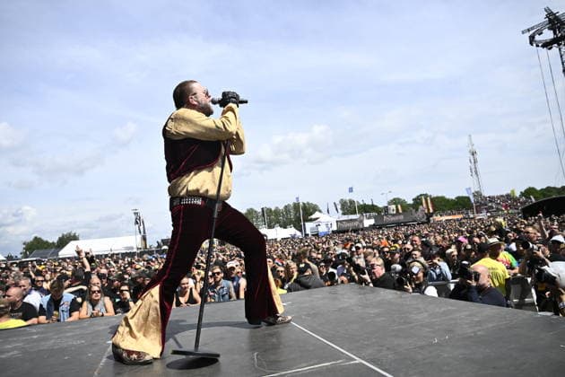 SÖLVESBORG, SWEDEN 20260605 Korslagda, Sweden, plays on the Festival stage on Friday Sweden Rock Festival outside Sölvesborg SÖLVESBORG SWEDEN x10080x  Copyright: xFredrikxSandberg TTx SWEDEN ROCK FESTIVAL 2026 9iNIQ4JvplM