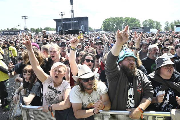 SÖLVESBORG, SWEDEN 20260605 Korslagda, Sweden, plays on the Festival stage on Friday Sweden Rock Festival outside Sölvesborg SÖLVESBORG SWEDEN x10080x  Copyright: xFredrikxSandberg TTx SWEDEN ROCK FESTIVAL 2026 P4i1zt9xuwI