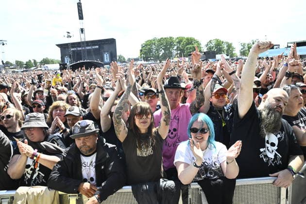SÖLVESBORG, SWEDEN 20260605 Korslagda, Sweden, plays on the Festival stage on Friday Sweden Rock Festival outside Sölvesborg SÖLVESBORG SWEDEN x10080x  Copyright: xFredrikxSandberg TTx SWEDEN ROCK FESTIVAL 2026 cZ24ZOOf4jc