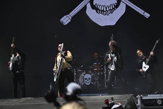 SÖLVESBORG, SWEDEN 20260605 Korslagda, Sweden, plays on the Festival stage on Friday Sweden Rock Festival outside Sölvesborg SÖLVESBORG SWEDEN x10080x  Copyright: xFredrikxSandberg TTx SWEDEN ROCK FESTIVAL 2026 OJB6DRHl0xQ