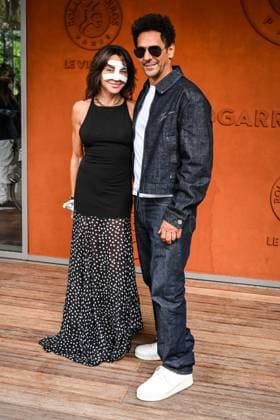 June 5, 2026, Paris, France, France: Tomer Sisley and Sandra Zeitoun during the Roland-Garros 2026, French Open 2026, Grand Slam tennis tournament at Roland-Garros Stadium on June 05, 2026 in Paris, France. Paris France  - ZUMAm308 20260605_zsp_m308_005 Copyright: xMatthieuxMirvillex