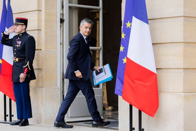 Paris, France June 5, 2026 - Meeting held at the HÃ tel de Matignon after search teams recovered the body of a girl believed to be Lyhanna, an 11-year-old schoolgirl who had been missing since May 29, 2026 - Gerald Darmanin POLITIQUE, MATIGNON, MINISTRE  Copyright: xVincentxIsorex
