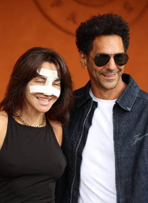 Photocall Village Roland Garros 2026 - Jour 12 Sandra Zeitoun et Tomer Sisley Photocall Village Roland Garros 2026. France , Paris le 5 juin 2026  Copyright: xDidierxFereyx
