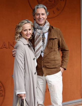 Photocall Village Roland Garros 2026 - Jour 12 :Laurent Solly et Caroline Roux Photocall Village Roland Garros 2026. France , Paris le 5 juin 2026  Copyright: xDidierxFereyx