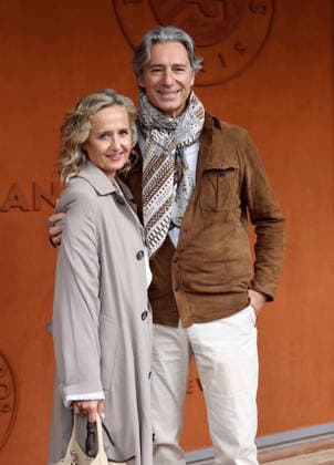 Photocall Village Roland Garros 2026 - Jour 12 :Laurent Solly et Caroline Roux Photocall Village Roland Garros 2026. France , Paris le 5 juin 2026  Copyright: xDidierxFereyx