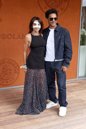 Photocall Village Roland Garros 2026 - Jour 12 Sandra Zeitoun et Tomer Sisley Photocall Village Roland Garros 2026. France , Paris le 5 juin 2026  Copyright: xDidierxFereyx
