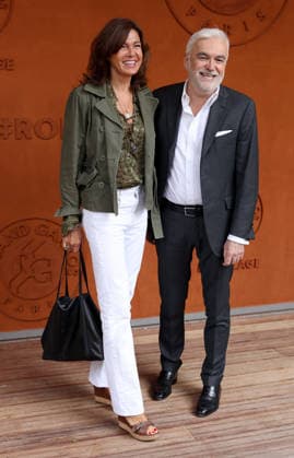 Photocall Village Roland Garros 2026 - Jour 12 Catherine Bancarel, Pascal Praud Photocall Village Roland Garros 2026. France , Paris le 5 juin 2026  Copyright: xDidierxFereyx