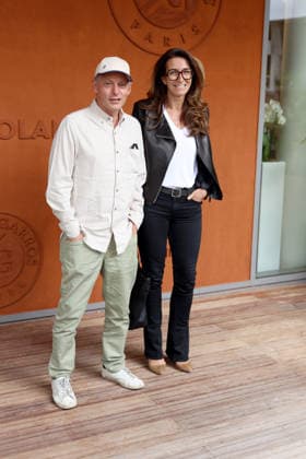 Photocall Village Roland Garros 2026 - Jour 12 Marc-Olivier Fogiel et Anne-Claire Coudray Photocall Village Roland Garros 2026. France , Paris le 5 juin 2026  Copyright: xDidierxFereyx