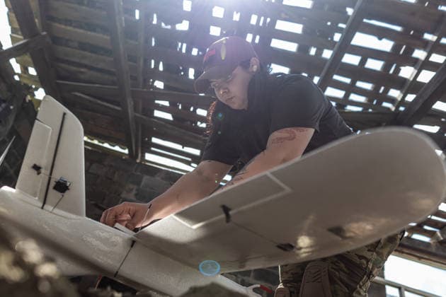 Ukrainian drone unit in Donetsk Oblast DONETSK OBLAST, UKRAINE - JUNE 5: A Ukrainian soldier prepares a reconnaissance drone in the Donetsk Oblast, Ukraine, 5 June 2026 Diego Herrera Carcedo Anadolu Donetsk Ukraine. Editorial use only. Please get in touch for any other usage.  Copyright: x2026xAnadoluxDiegoxHerreraxCarcedox