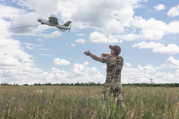 Ukrainian drone unit in Donetsk Oblast DONETSK OBLAST, UKRAINE - JUNE 5: A Ukrainian soldier operates a reconnaissance drone in the Donetsk Oblast, Ukraine, 5 June 2026 Diego Herrera Carcedo Anadolu Donetsk Ukraine. Editorial use only. Please get in touch for any other usage.  Copyright: x2026xAnadoluxDiegoxHerreraxCarcedox