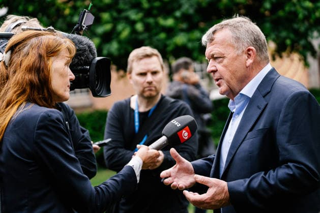 Denmark. Lars Loekke Rasmussen gives Constitution Day speech Foreign Minister Lars Loekke Rasmussen gives a Constitution Day speech in the Royal Library s garden on Friday, June 5, 2026. The Moderates are holding a mini-festival on Constitution Day in the Royal Library s garden on the day which is also the party s birthday. (Photo: Emil Nicolai Helms Scanpix 2026) , Copenhagen Denmark *** Denmark Lars Loekke Rasmussen gives Constitution Day speech Foreign Minister Lars Loekke Rasmussen gives a Constitution Day speech in the Royal Library s garden on Friday, June 5, 2026 The Moderates are holding a mini festival on Constitution Day in the Royal Library s garden on the day which is also the party s birthday Photo Emil Nicolai Helms Scanpix  Copyright: EmilxNicolaixHelmsx spdk20260605-155030-L